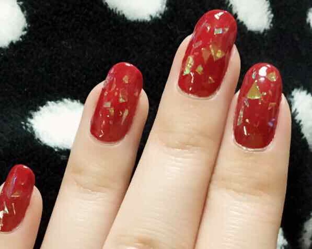 ITGグリッターネイル/DAISO/マニキュアを使ったクチコミ(1枚目)