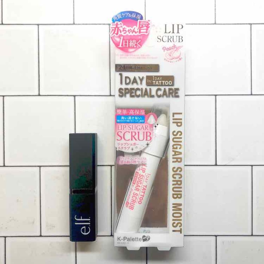 リップエクスフォリエーター/e.l.f. Cosmetics/リップスクラブを使ったクチコミ(1枚目)