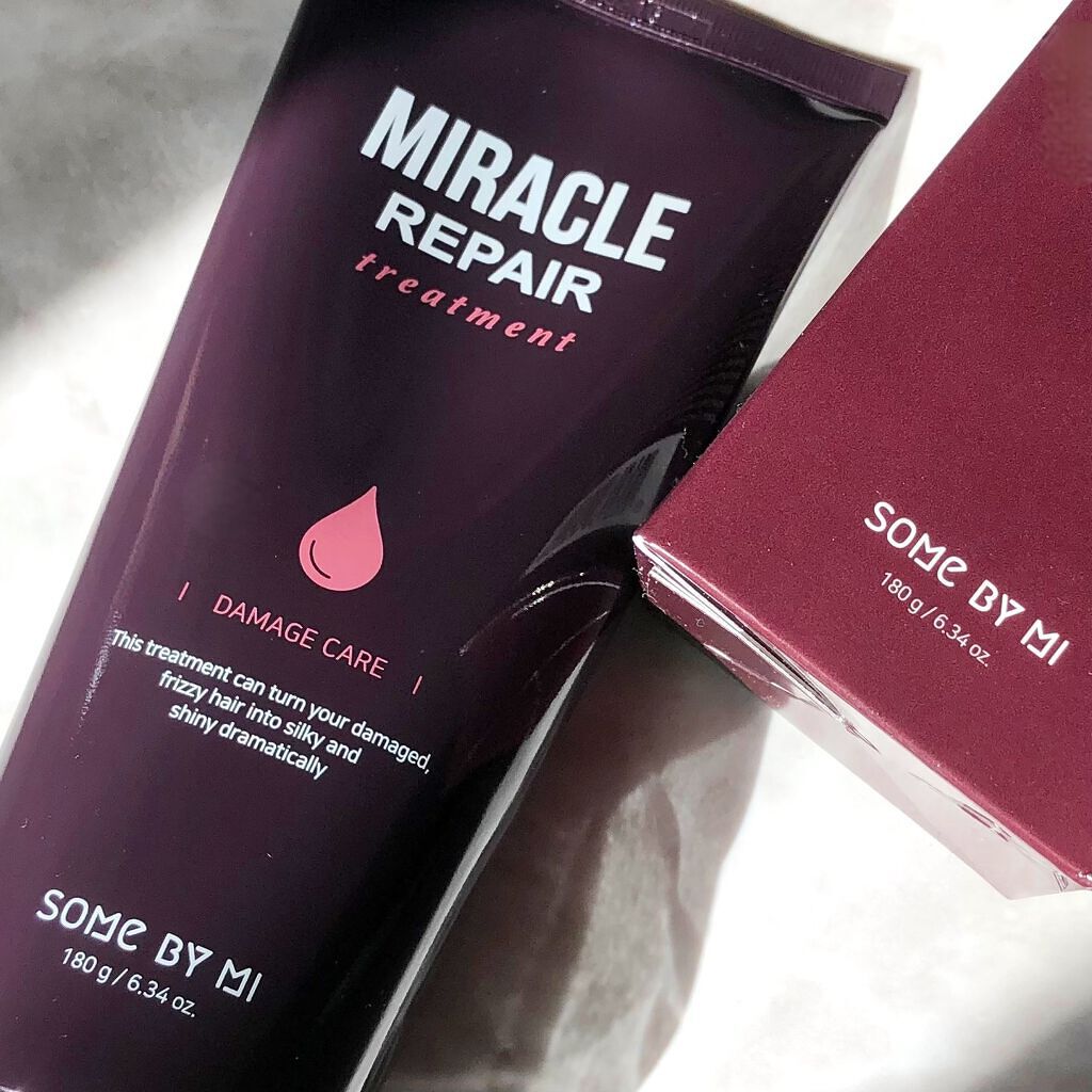 ミラクルリペアトリートメント/SOME BY MI/洗い流すヘアトリートメントを使ったクチコミ(1枚目)