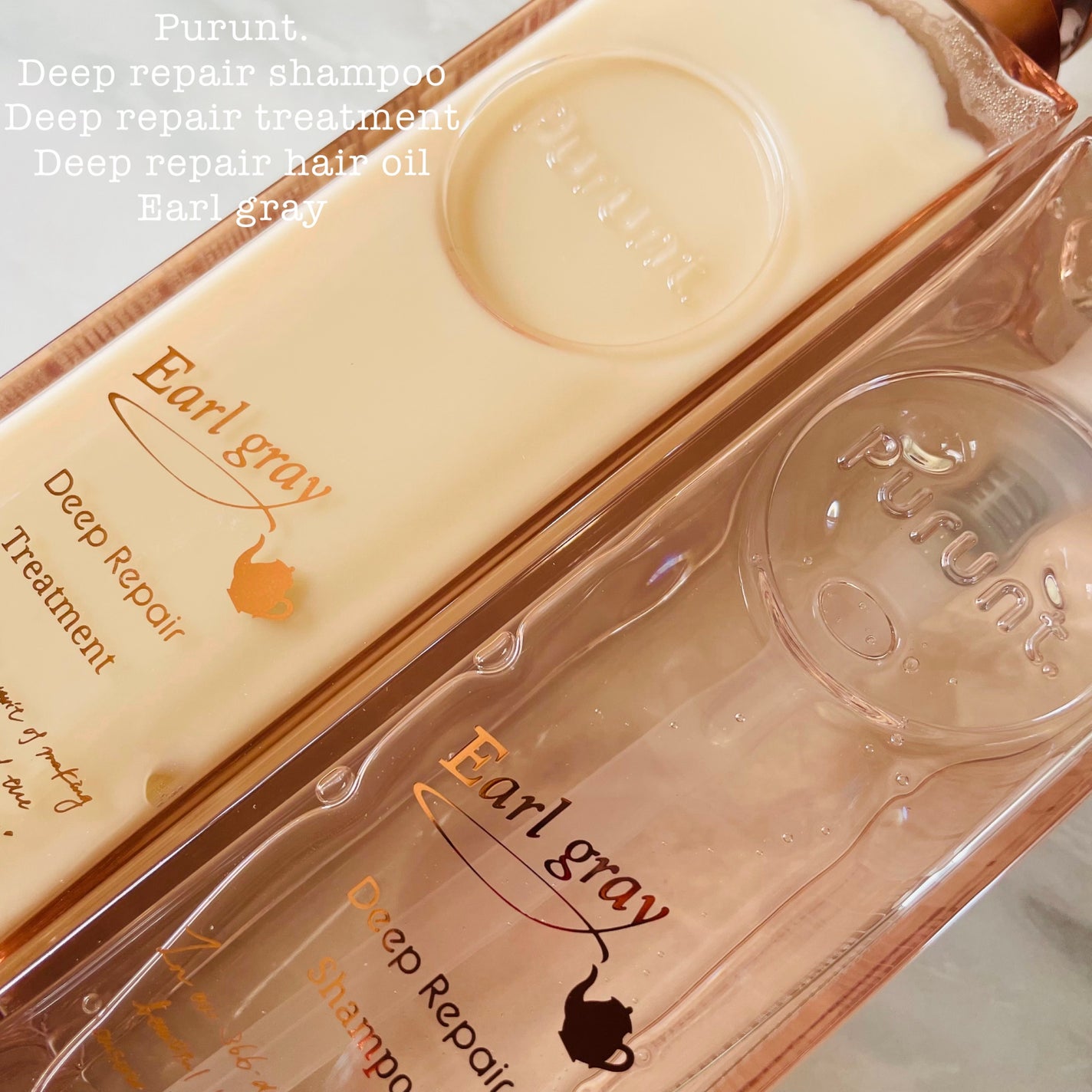 プルント ディープリペアペアセット アールグレイ N/Purunt./市販シャンプーを使ったクチコミ(1枚目)