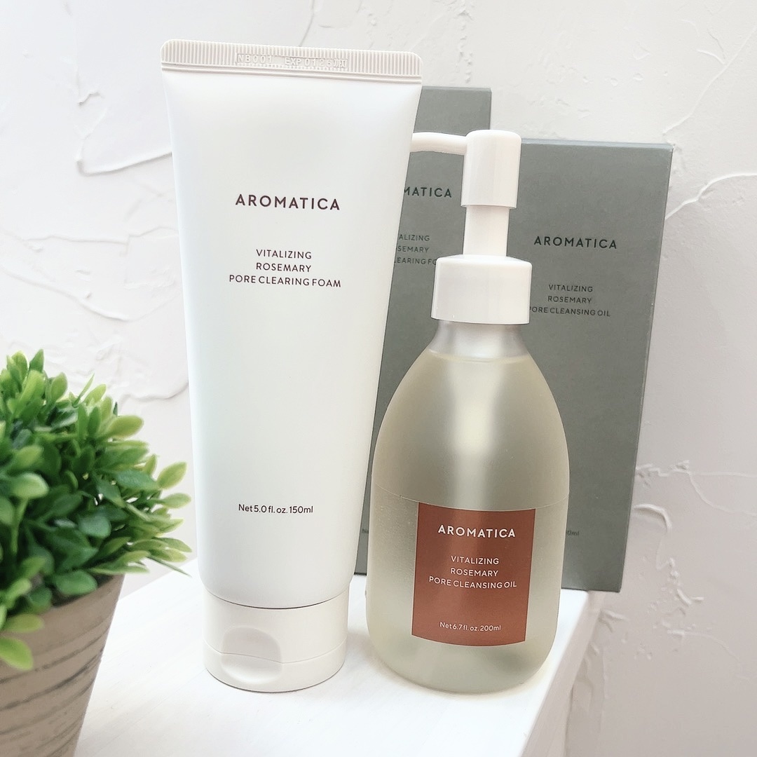 ローズマリークレンジングオイル/AROMATICA/オイルクレンジングを使ったクチコミ（1枚目）