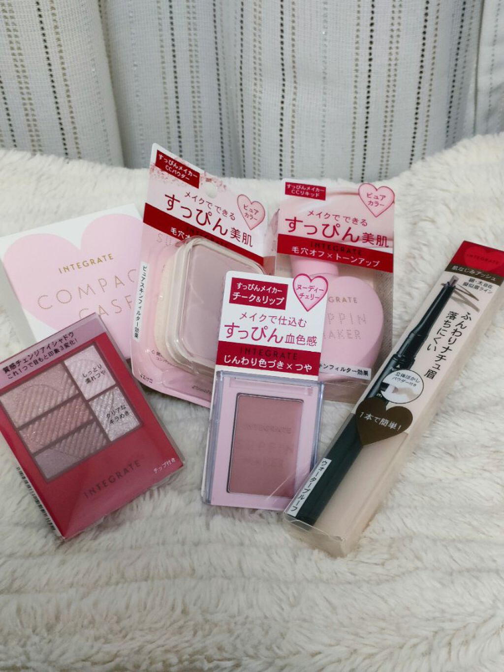 すっぴんメイカー チーク＆リップ/インテグレート/ジェル・クリームチークを使ったクチコミ（2枚目）