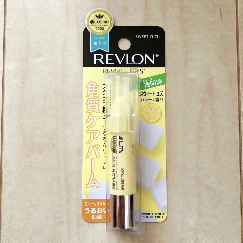 レブロン キス シュガー スクラブ 113 スウィート ユズ/REVLON/リップスクラブを使ったクチコミ（2枚目）