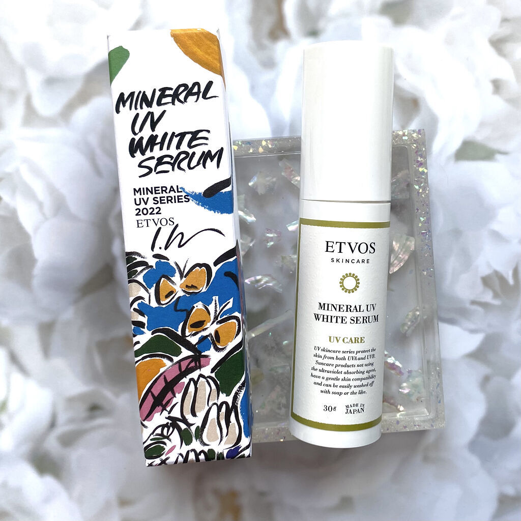 ミネラルUVホワイトセラム 通常デザイン/エトヴォス/日焼け止めローションを使ったクチコミ（2枚目）
