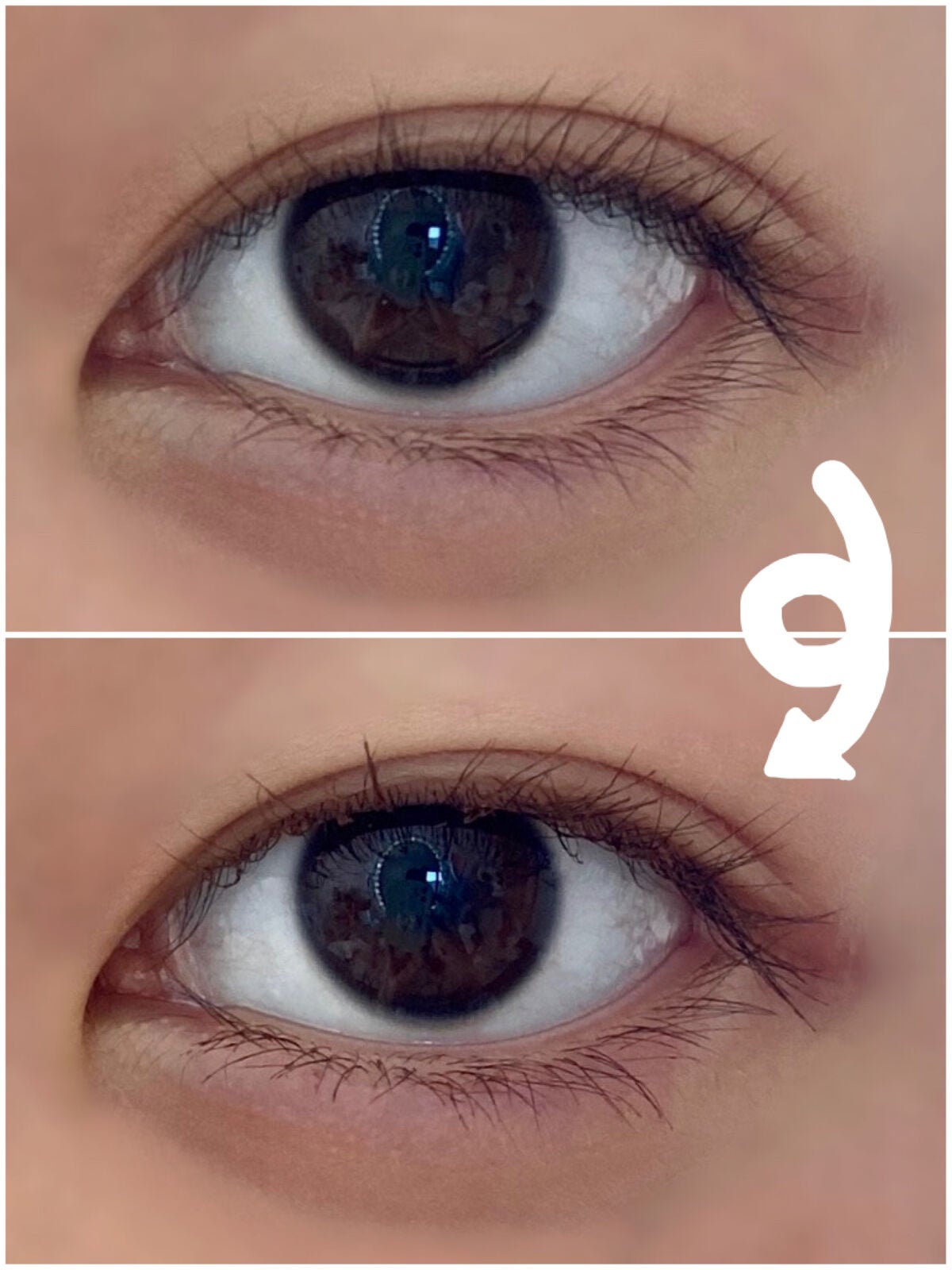 「塗るつけまつげ」自まつげ際立てタイプ/デジャヴュ/マスカラを使ったクチコミ(2枚目)