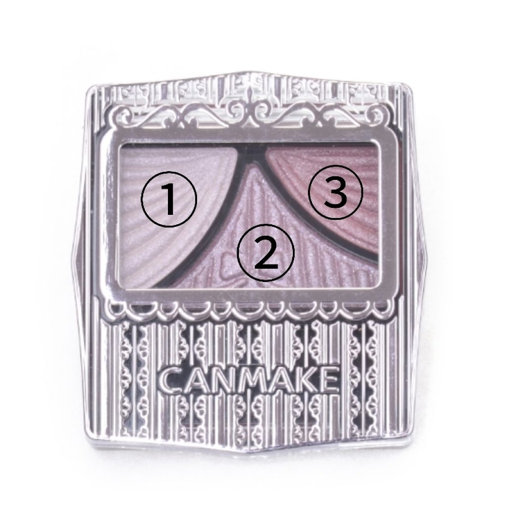 ジューシーピュアアイズ/キャンメイク/アイシャドウパレットを使ったクチコミ(2枚目)