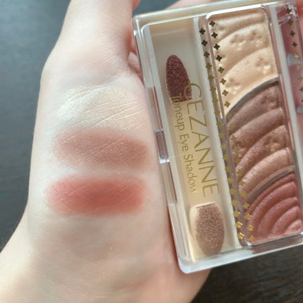 トーンアップアイシャドウ/CEZANNE/アイシャドウパレットを使ったクチコミ(2枚目)