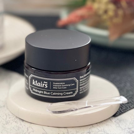 ミッドナイトブルーカーミングクリーム/Klairs/フェイスクリームを使ったクチコミ(1枚目)