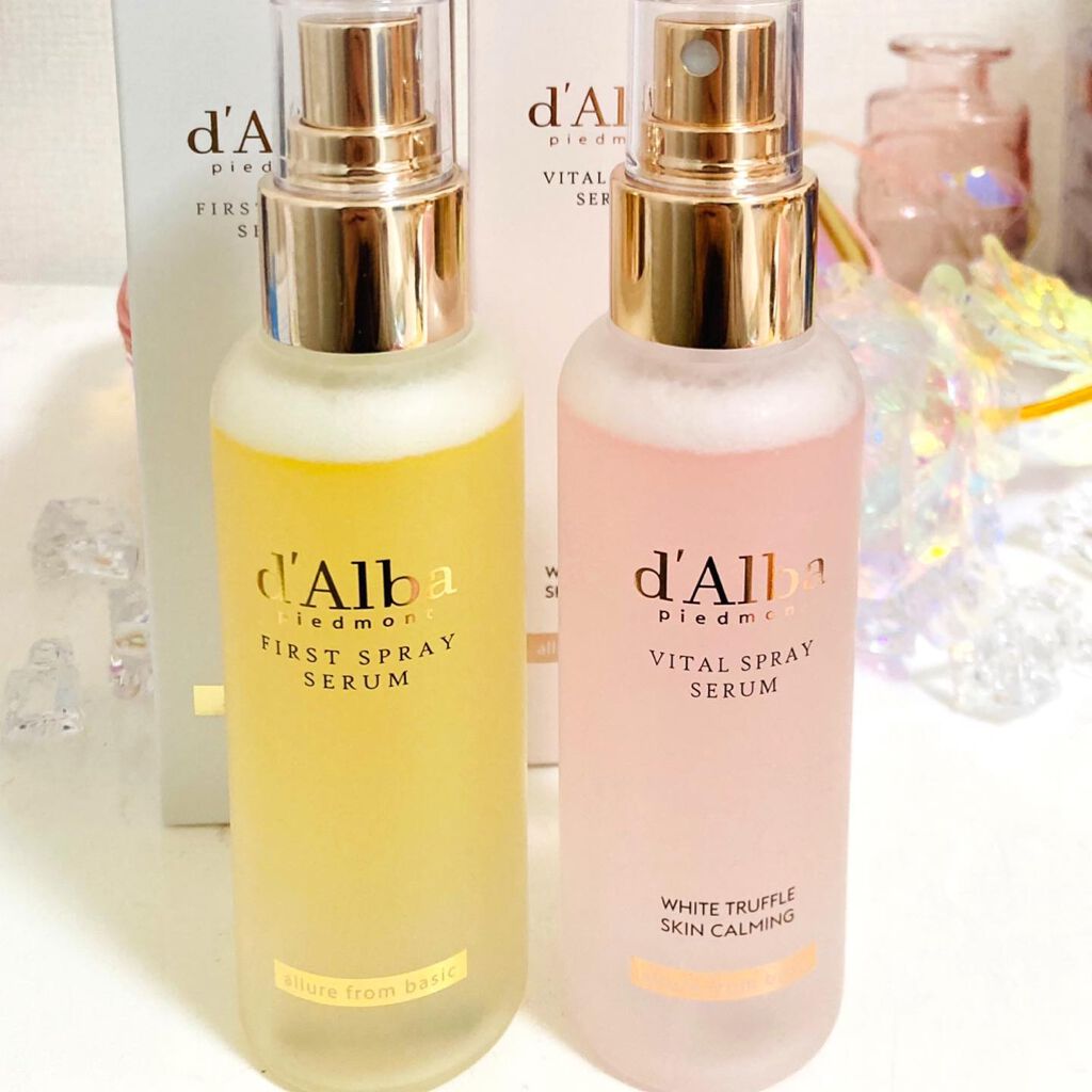 ダルバ ホワイトトリュフファーストスプレーセラム/ダルバ/ミスト状化粧水を使ったクチコミ（3枚目）