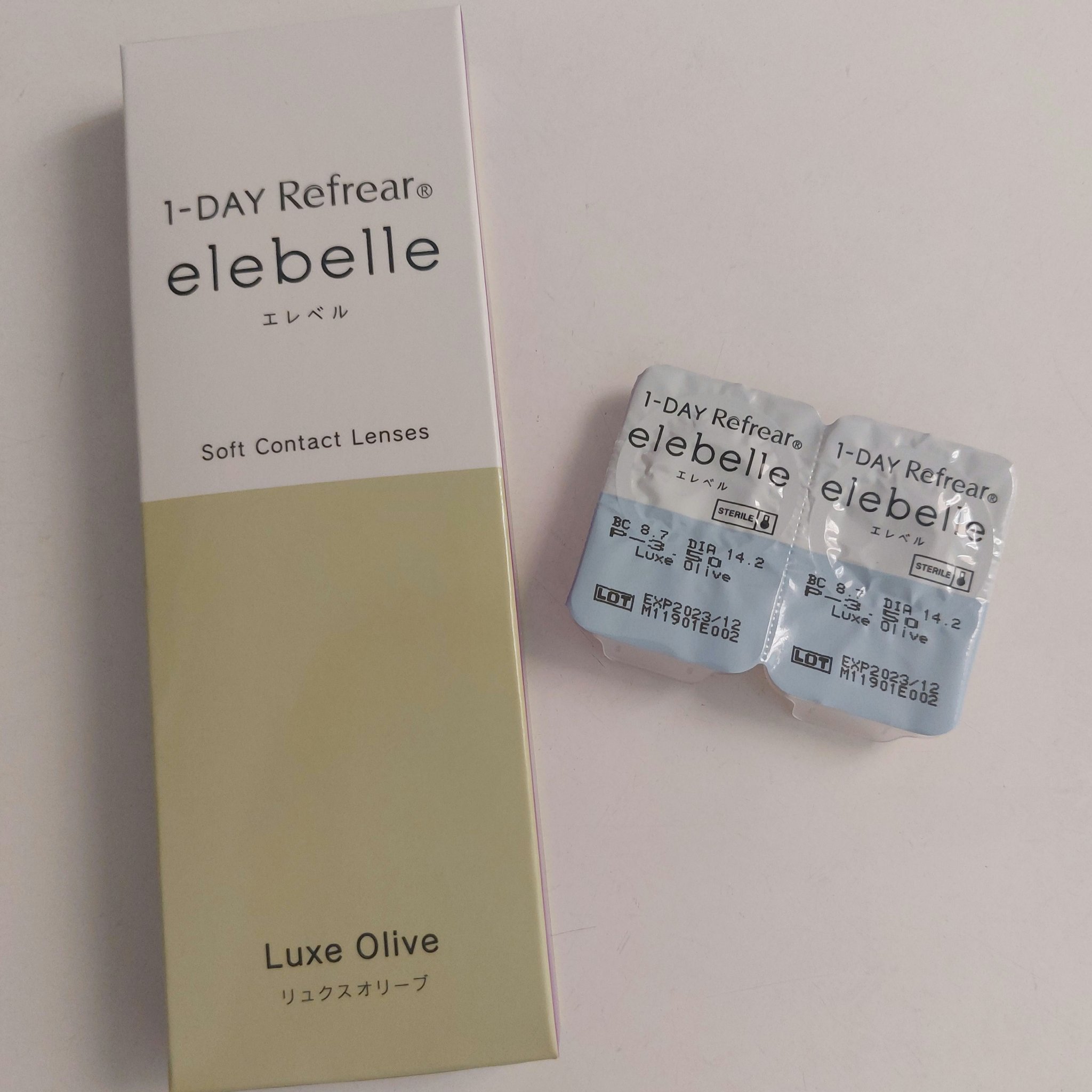  １DAY Refrear elebelle/Refrear/ワンデー（１DAY）カラコンを使ったクチコミ（1枚目）