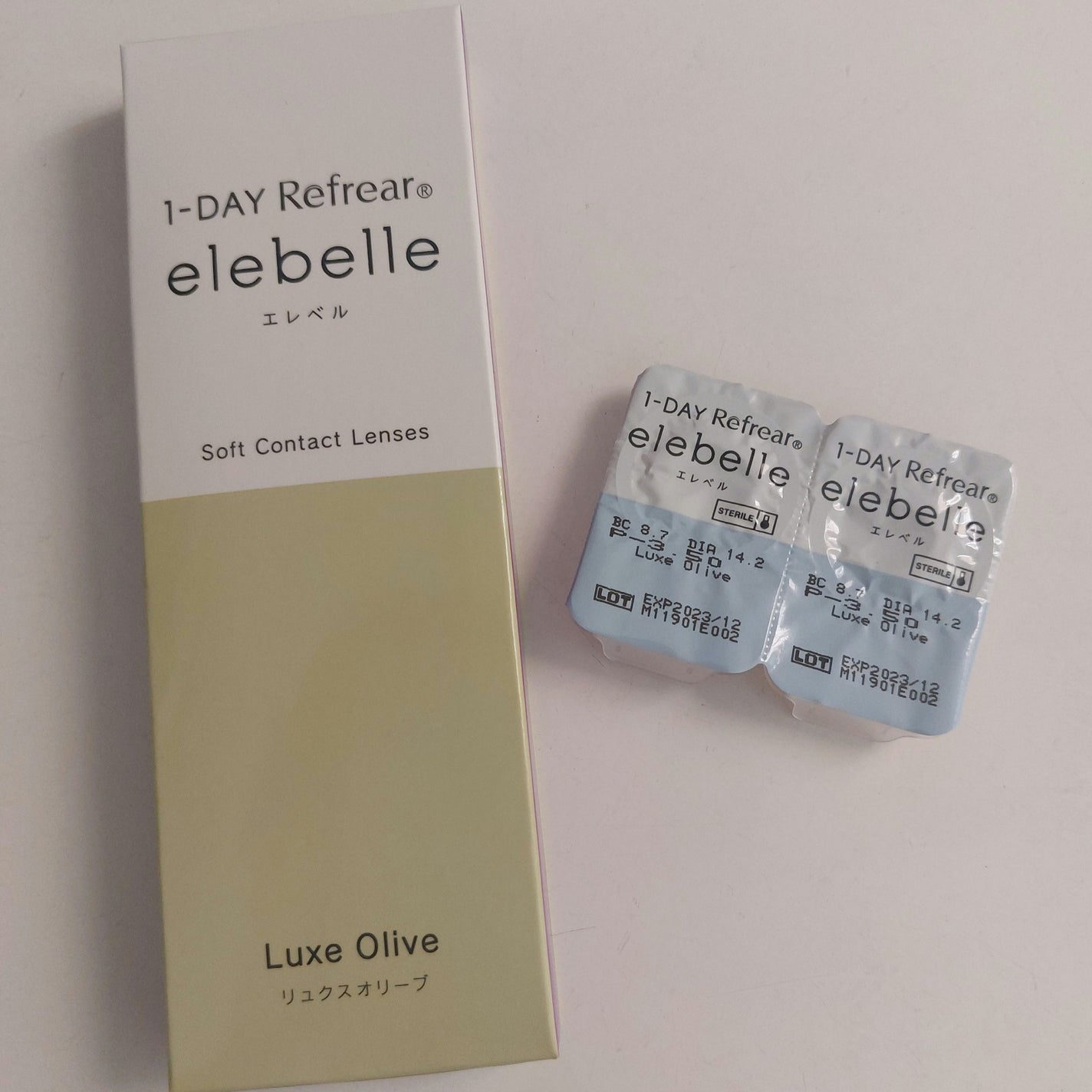 1DAY Refrear elebelle/Refrear/ワンデー(1DAY)カラコンを使ったクチコミ(1枚目)