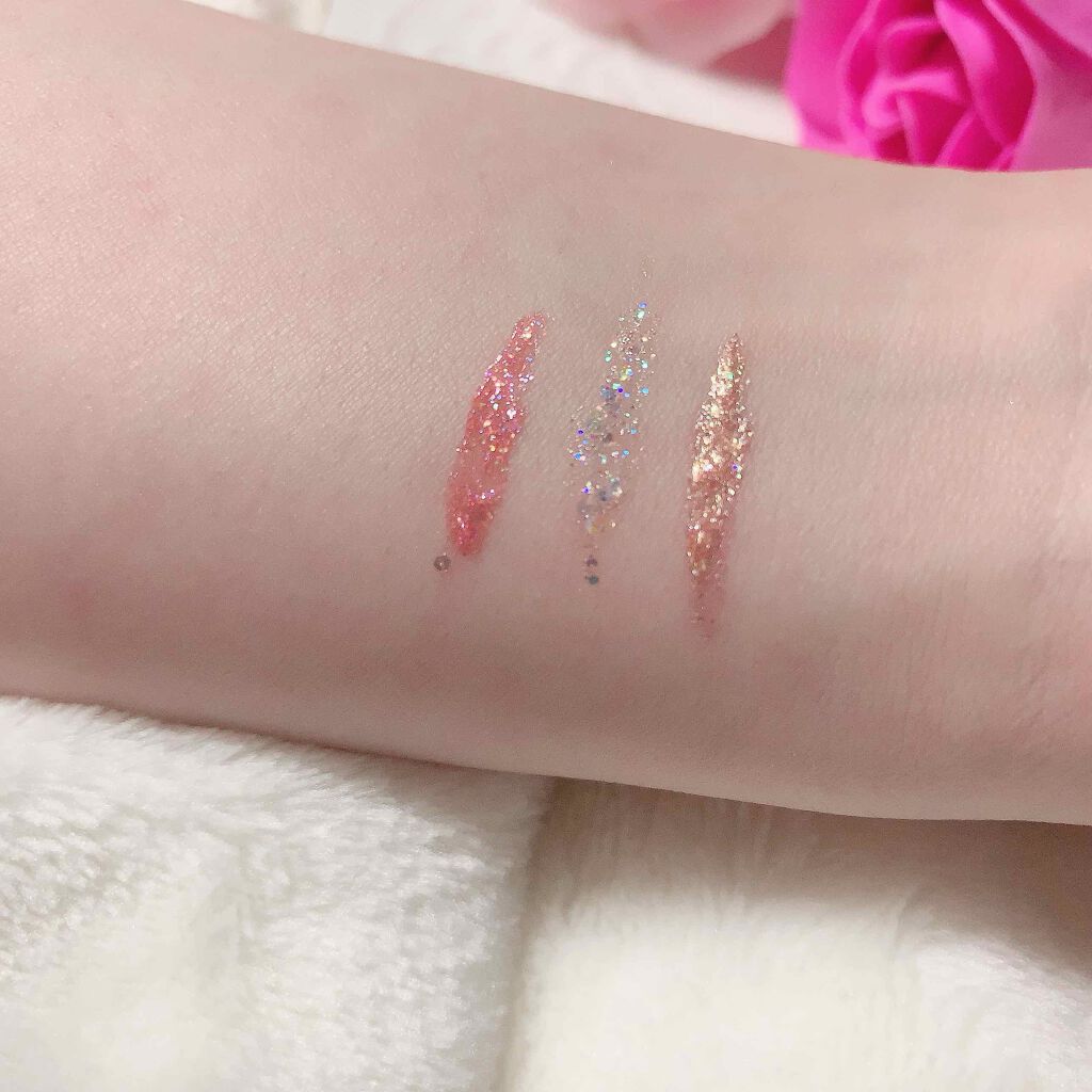 グリッターライナー/b idol/グリッターを使ったクチコミ（2枚目）