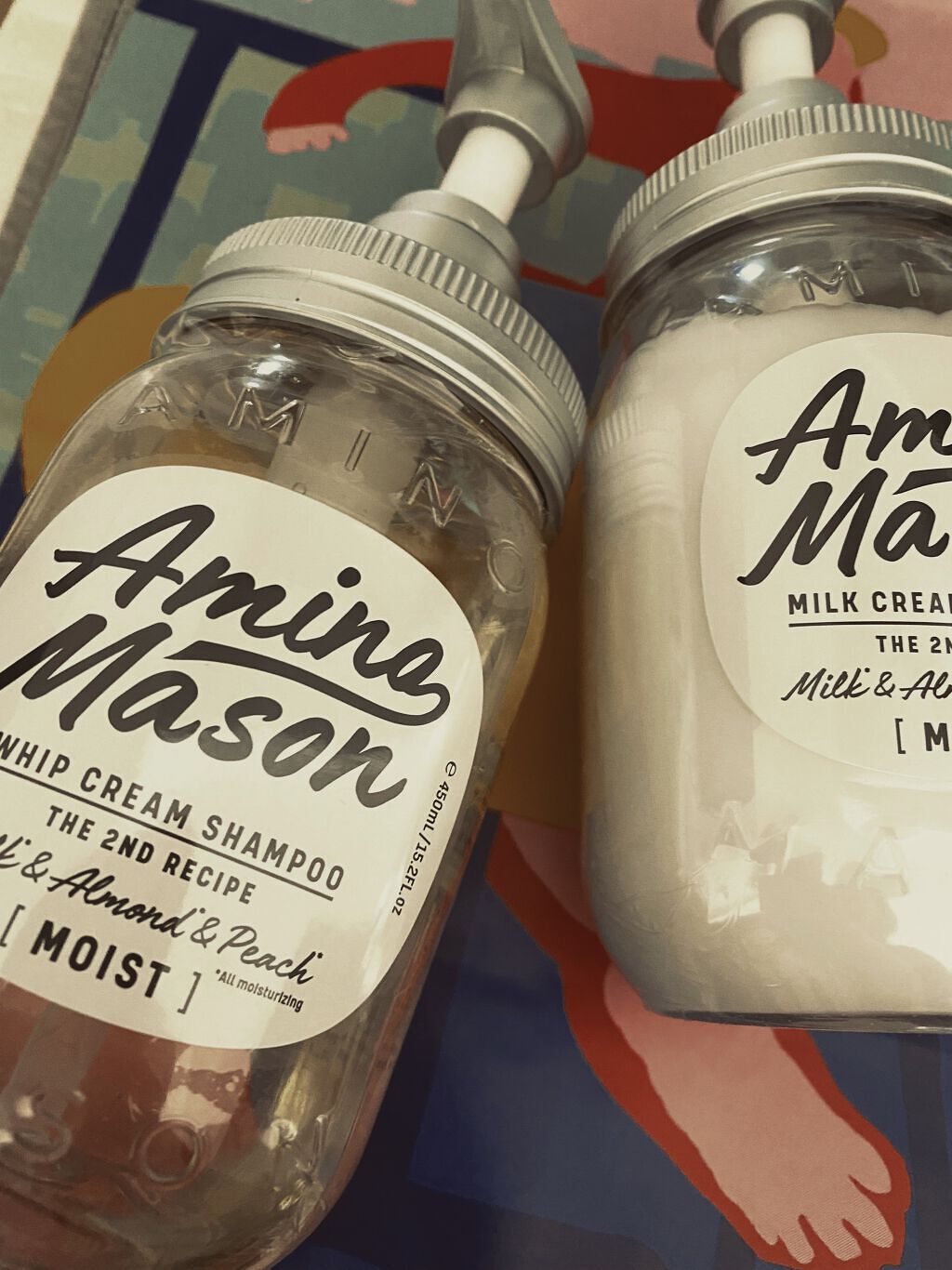 アミノメイソン ディープモイスト ホイップクリーム シャンプー/ミルククリーム ヘアトリートメント/アミノメイソン/市販シャンプーを使ったクチコミ（1枚目）