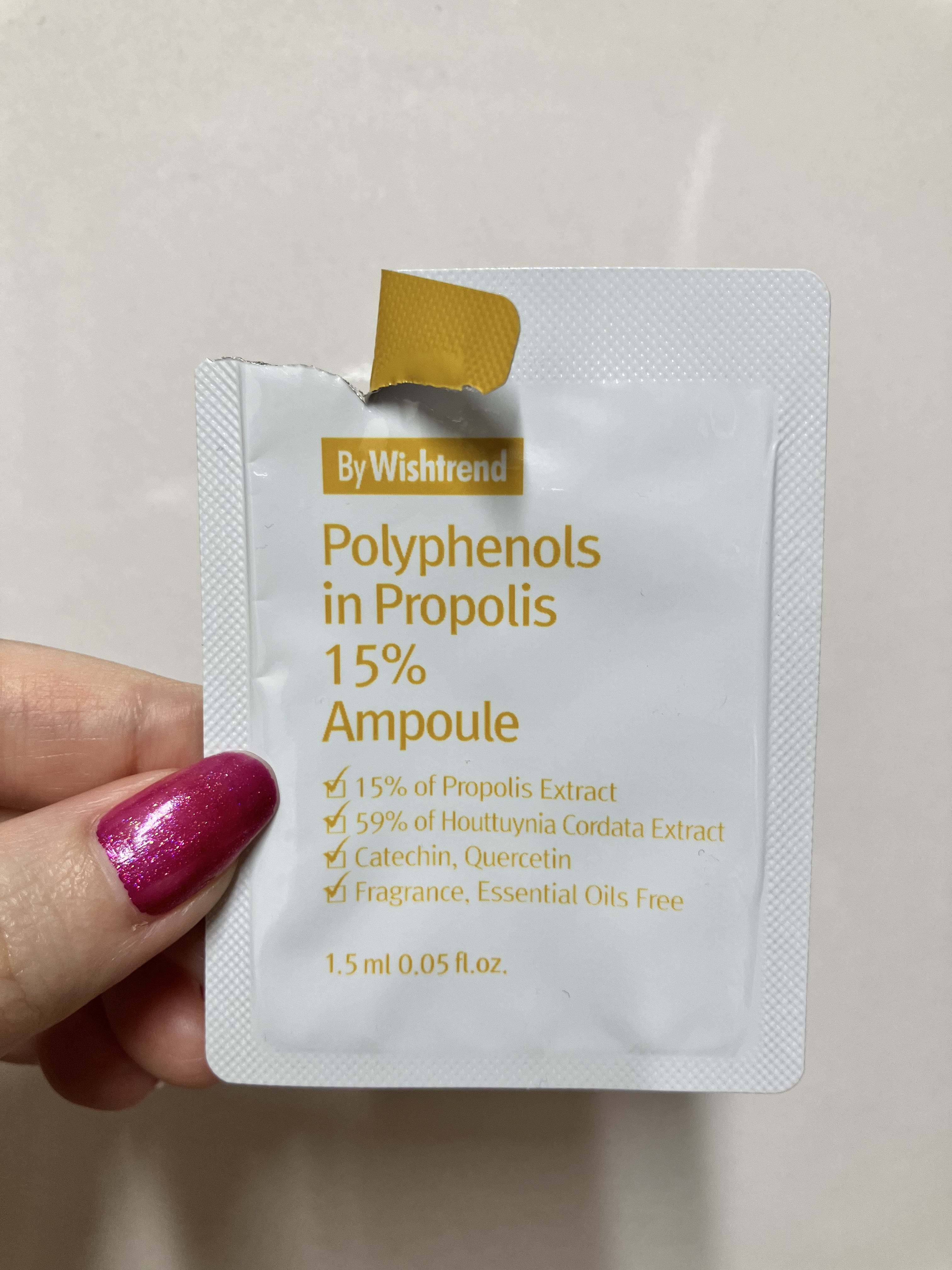バイウィッシュトレンド﻿ プロポリス15%アンプル﻿/By Wishtrend/美容液を使ったクチコミ（1枚目）