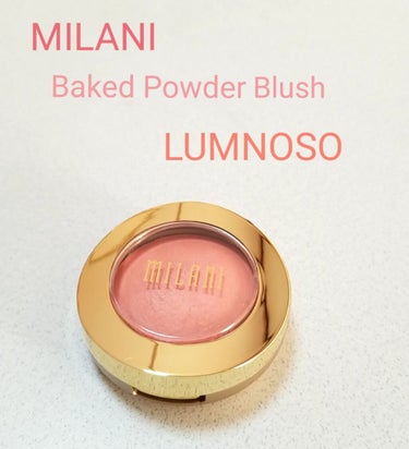 ☆MILANI ベイクドパウダーブラッシュ  ルミノソ✩.*˚

大好きなミラニのチークです☆°・*:.。.☆_(σ_σ)β))☆.。.:*・°☆
一応、ローズドロ？というカラーとルミノソの2種類買って