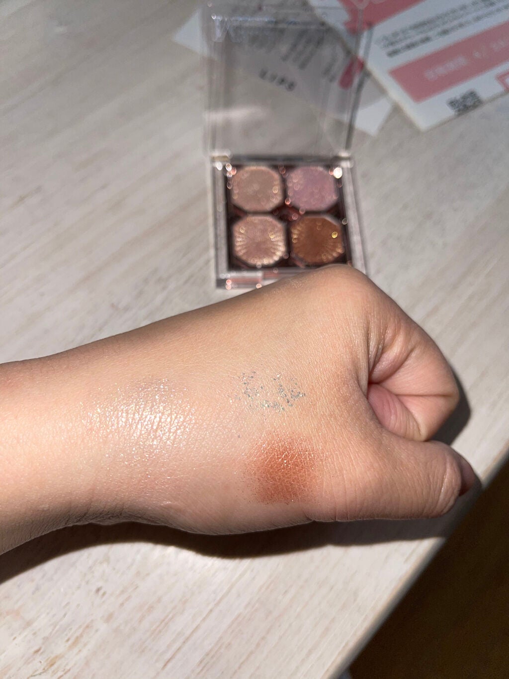 プレイカラーアイズ ミニオブジェ/ETUDE/アイシャドウパレットを使ったクチコミ(5枚目)