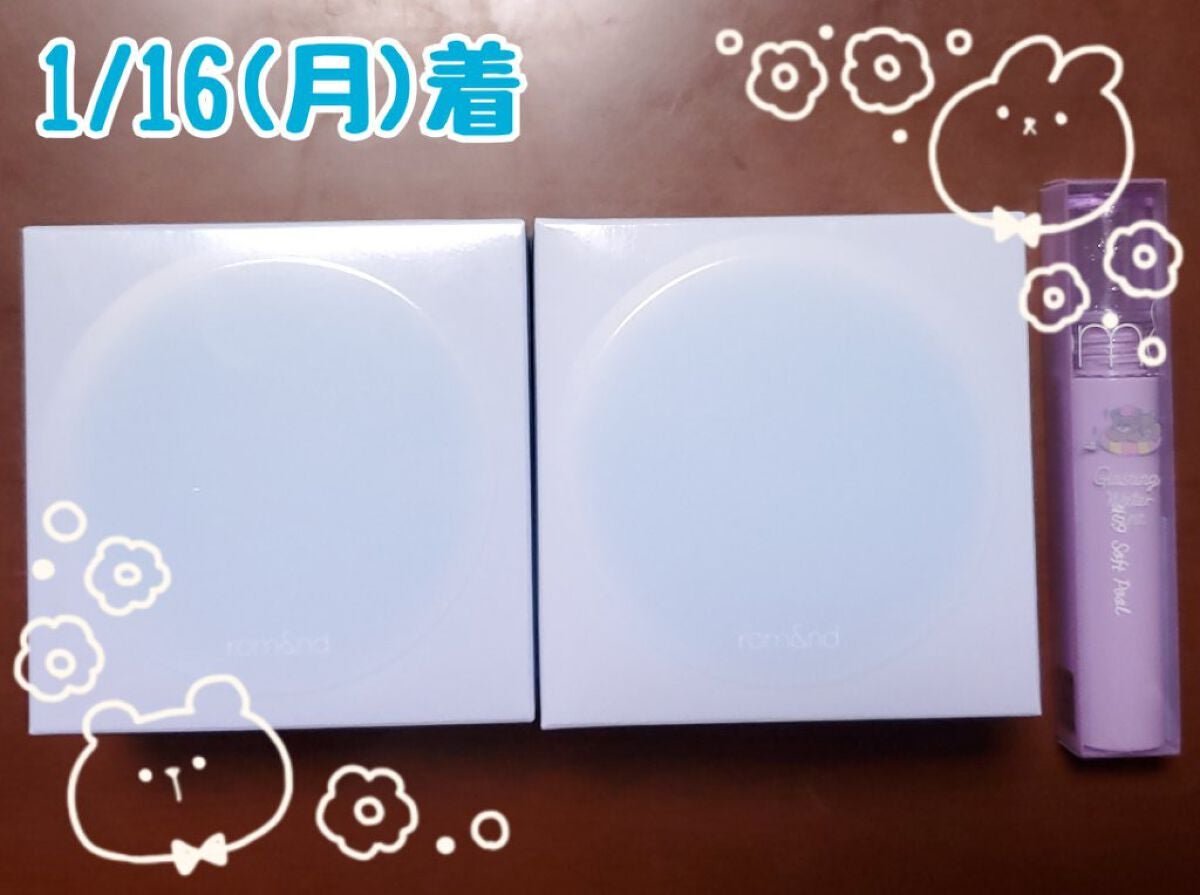 グラスティングウォーターティント/rom&nd/リップティントを使ったクチコミ(1枚目)