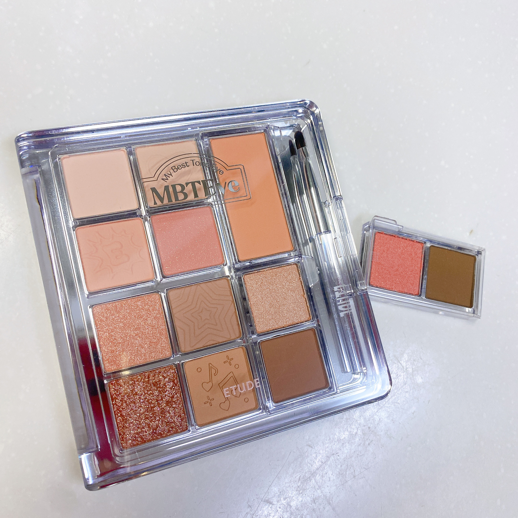 マイベストトーンアイパレット マイベストトーンアイパレット E/ETUDE/アイシャドウパレットを使ったクチコミ（1枚目）