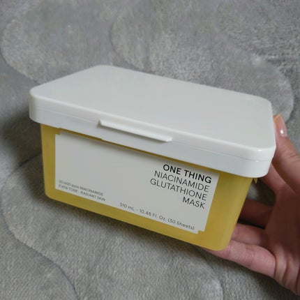 ナイアシンアミドグルタチオンマスク/ONE THING/シートマスク・パックを使ったクチコミ(2枚目)