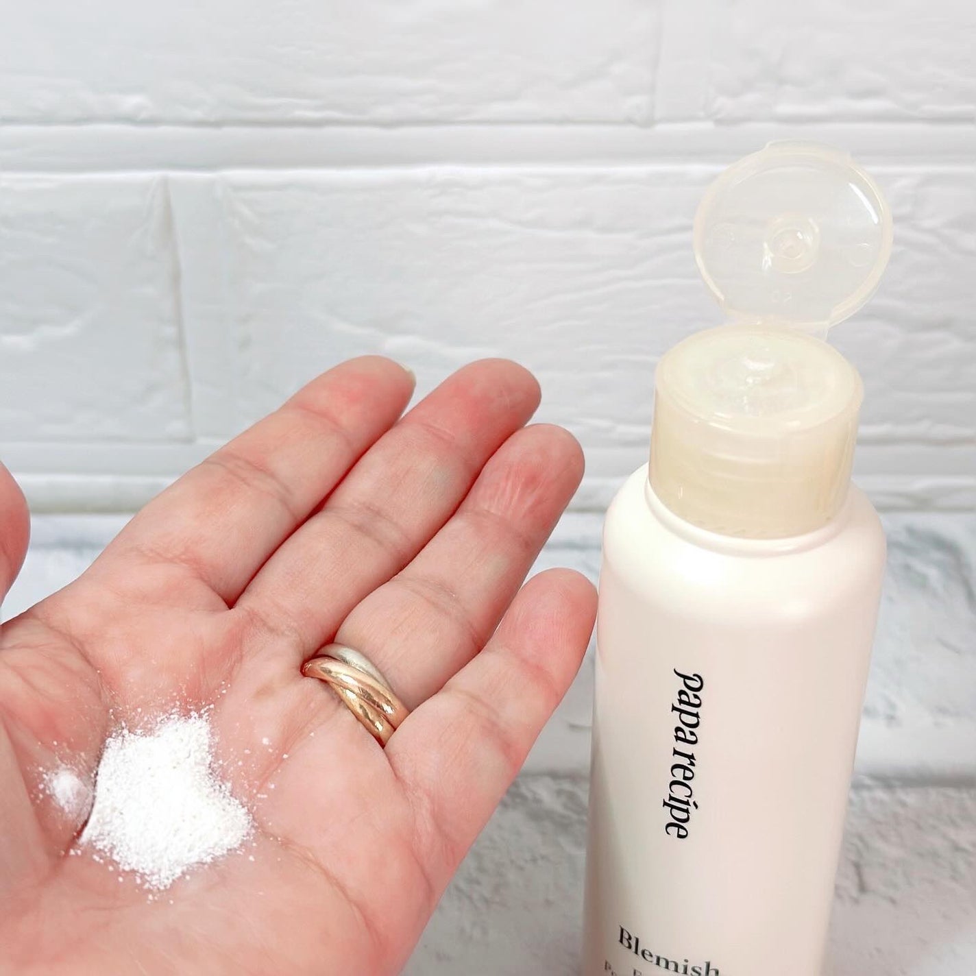 ブレミッシュ 酵素 洗顔パウダー/PAPA RECIPE/洗顔パウダーを使ったクチコミ(2枚目)