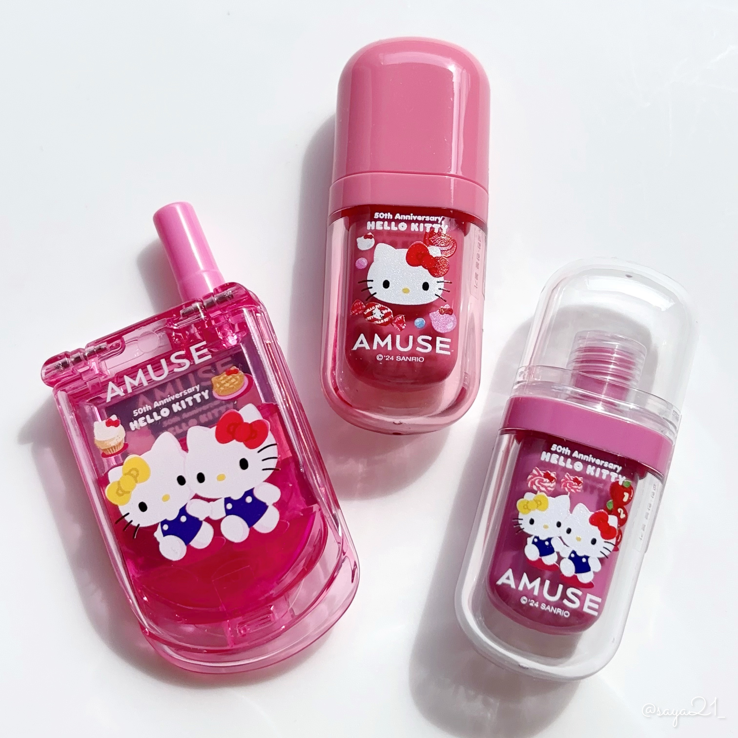 ジェルフィットティント/AMUSE/リップティントを使ったクチコミ（1枚目）