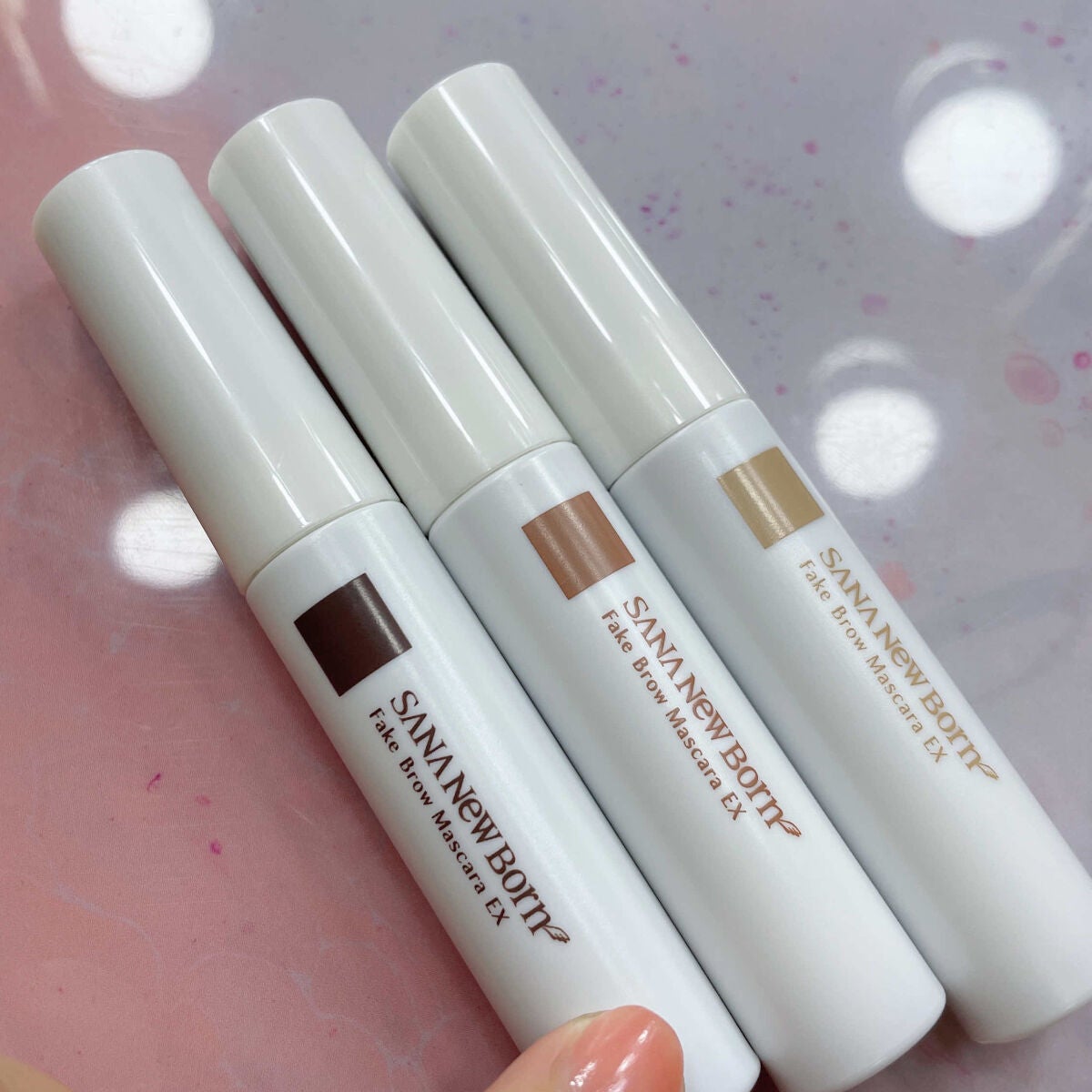 なゆ@フォロバ on LIPS 「【サナ新作眉マスカラ全色レビュー。】フェイクブロウマスカラEX..」(4枚目)