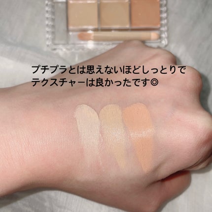 カラーミキシングコンシーラー/キャンメイク/パレットコンシーラーを使ったクチコミ(3枚目)