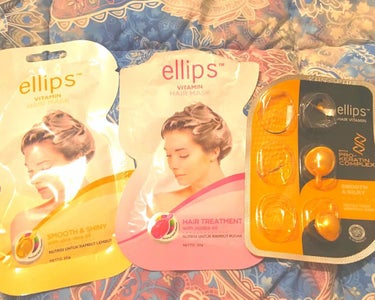 ヘアーオイル【ニュートリカラー】/ellips/ヘアオイルを使ったクチコミ（1枚目）