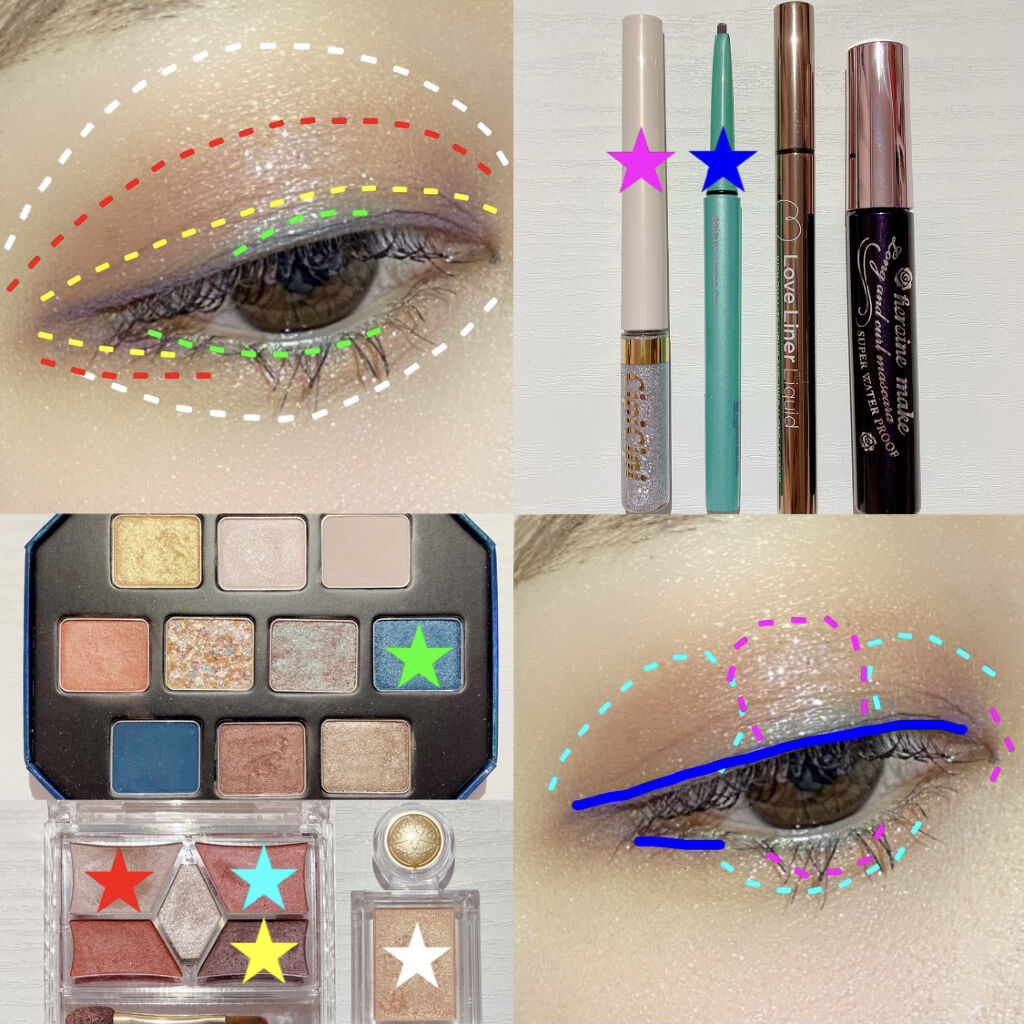 【旧品】パーフェクトスタイリストアイズ/キャンメイク/アイシャドウパレットを使ったクチコミ（2枚目）