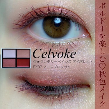 ヴォランタリーベイシス アイパレット/Celvoke/アイシャドウパレットを使ったクチコミ（1枚目）