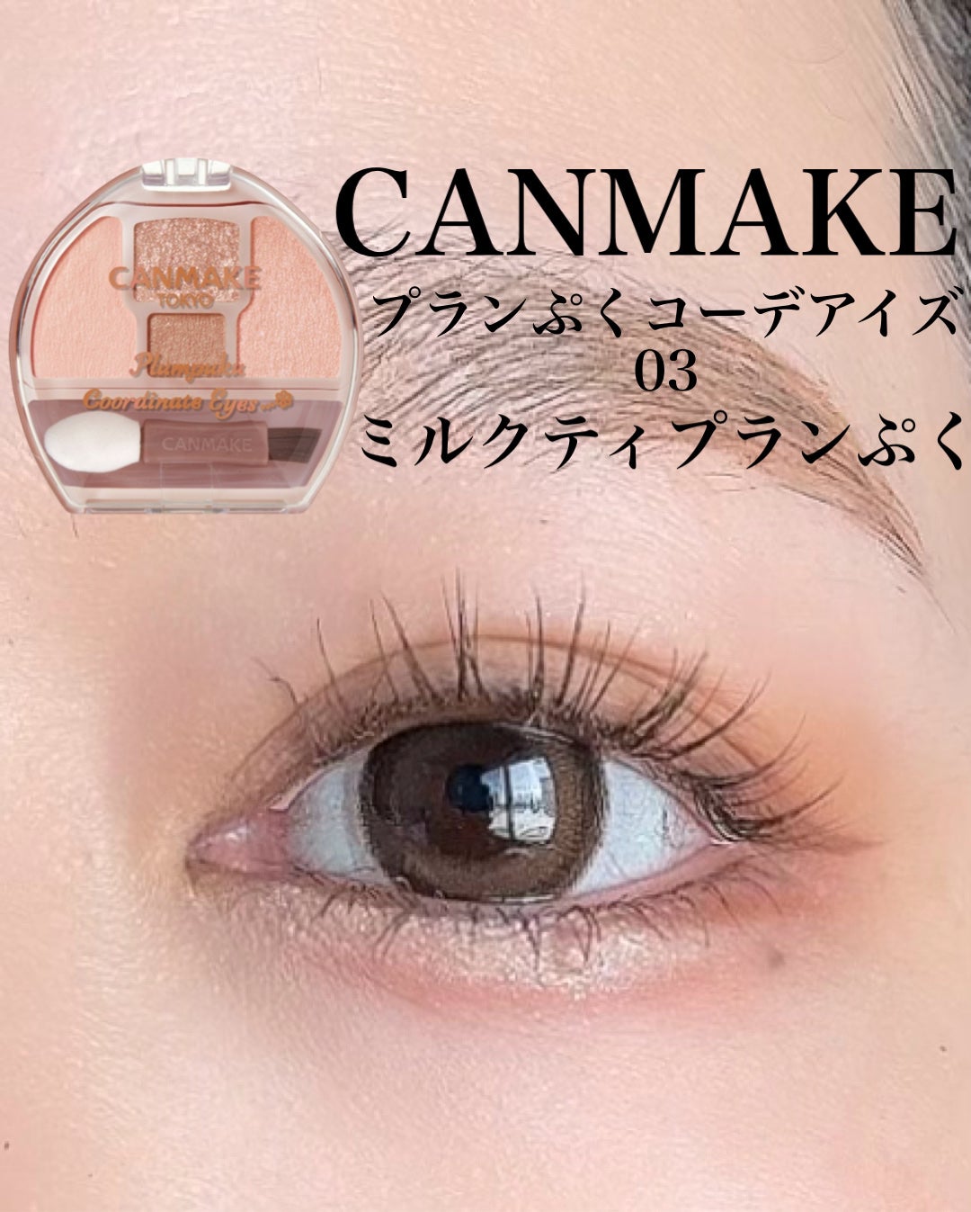 プランぷくコーデアイズ/キャンメイク/パウダーアイシャドウを使ったクチコミ(1枚目)