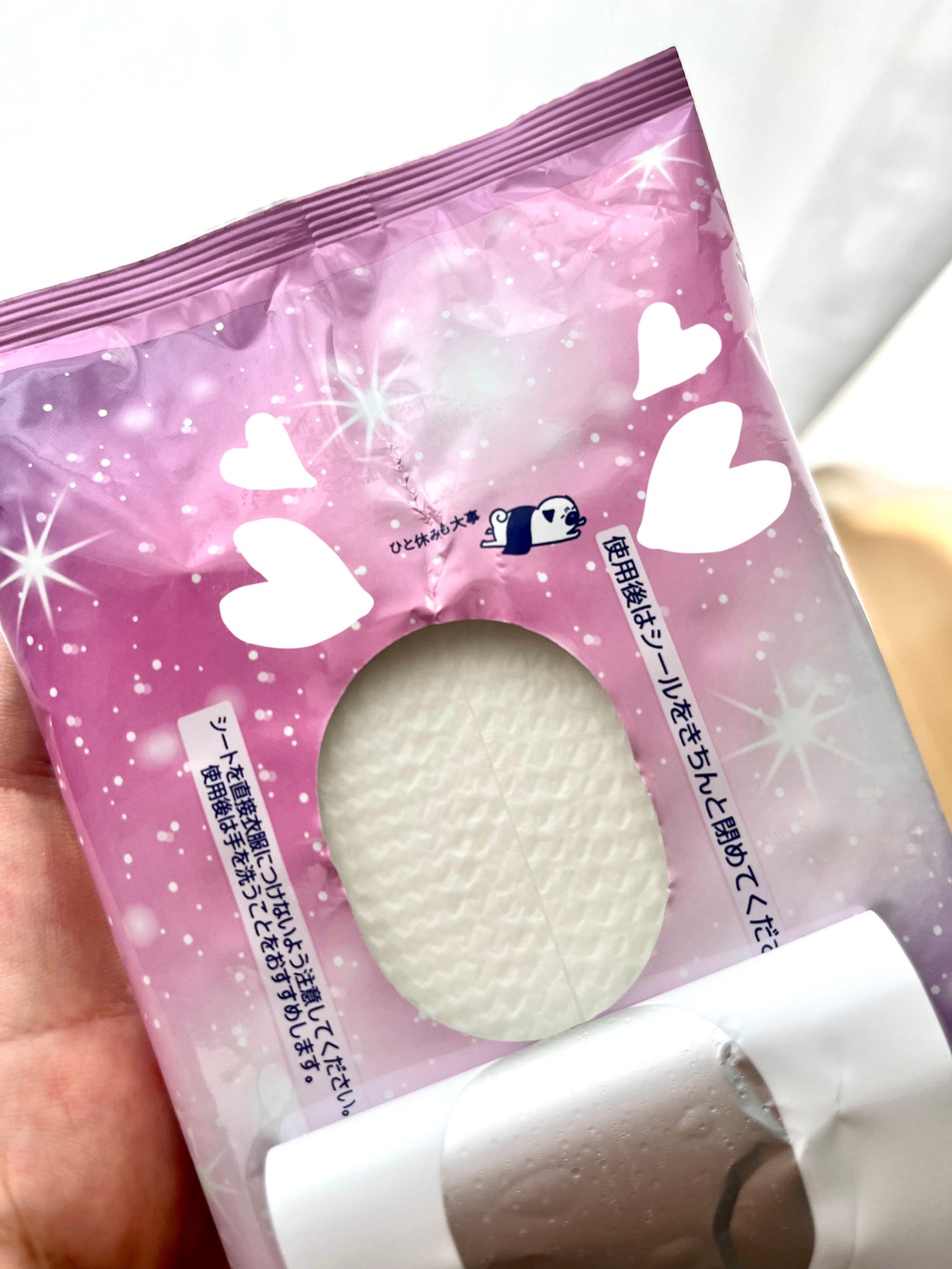 さらさらパウダーシート さわやかせっけんの香り/ビオレ/ボディシートを使ったクチコミ(3枚目)