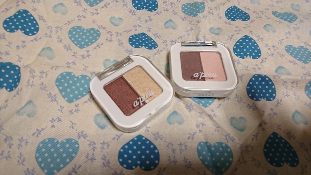ミネラルモノシャドウ(デュアル)/A’pieu/アイシャドウパレットを使ったクチコミ（1枚目）