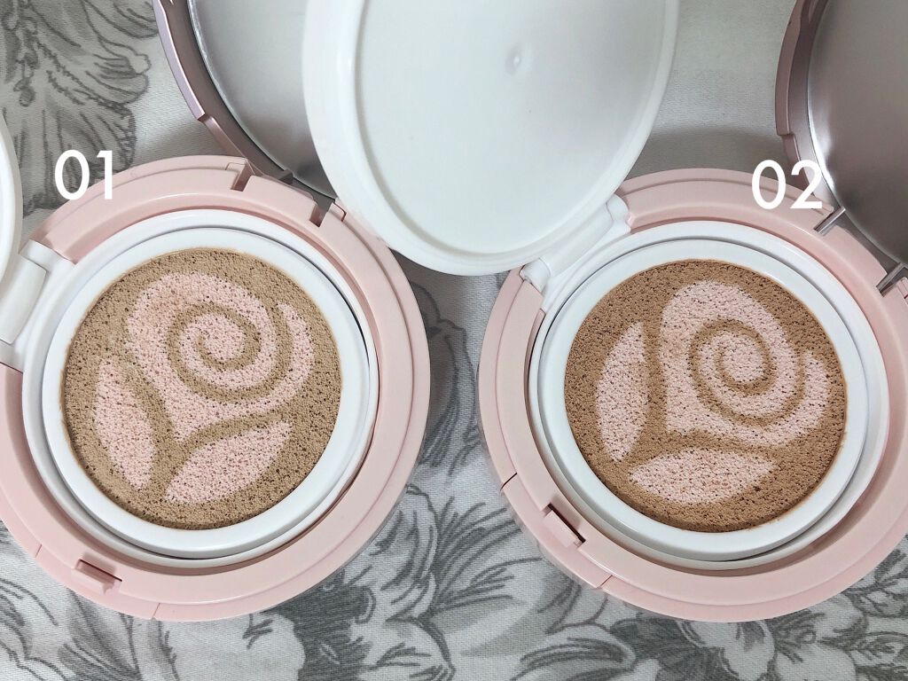 ZEESEA メタバースピンクシリーズ ソフトフォーカスツートンBBクッション/ZEESEA/クッションファンデーションを使ったクチコミ(2枚目)