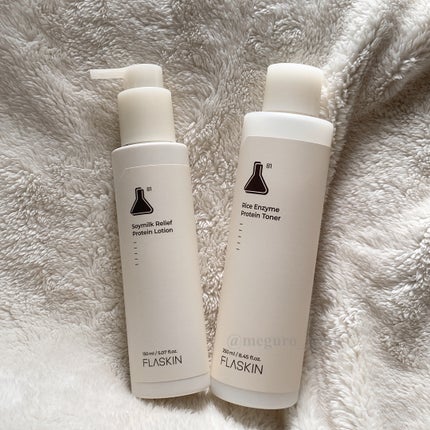 白米一番搾りタンパク質トナー/FLASKIN/化粧水を使ったクチコミ(4枚目)