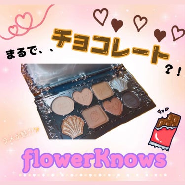 チョコレートシリーズアイシャドウパレット/FlowerKnows/パウダーアイシャドウを使ったクチコミ（1枚目）