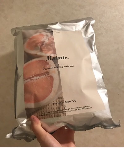 メイミル ビタミンＣ モデリングマスクパック/Maimir/シートマスク・パックを使ったクチコミ（2枚目）