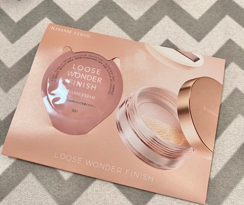 キスミー フェルム ルースワンダーフィニッシュSP/キスミー フェルム/ルースパウダーを使ったクチコミ(1枚目)