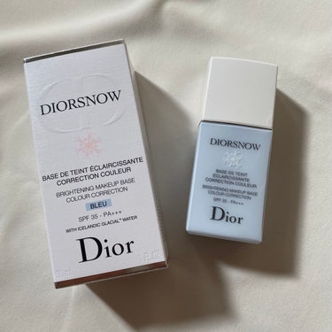 スノー メイクアップ ベース UV35 SPF35／PA+++ ブルー シェード/Dior/化粧下地を使ったクチコミ（2枚目）