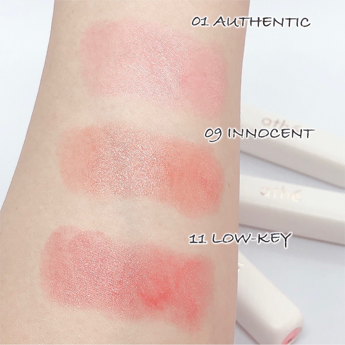 オーセンティック リップ バーム/athé/口紅を使ったクチコミ（3枚目）