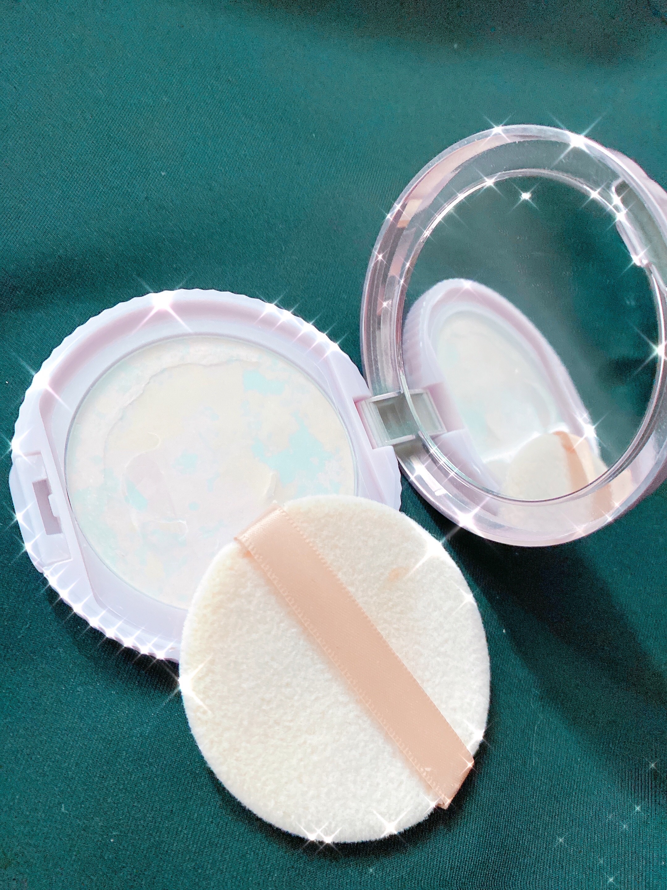 トランスペアレントフィニッシュパウダー/キャンメイク/プレストパウダーを使ったクチコミ（1枚目）