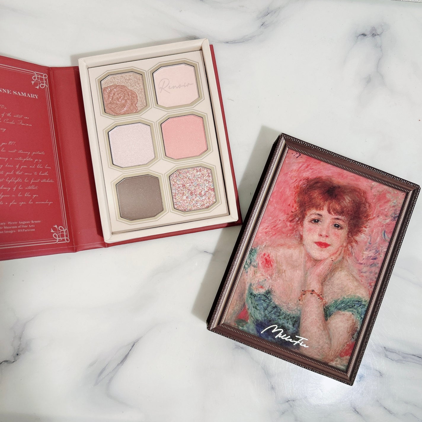 絵画アイシャドウパレット/MilleFée/アイシャドウパレットを使ったクチコミ(5枚目)