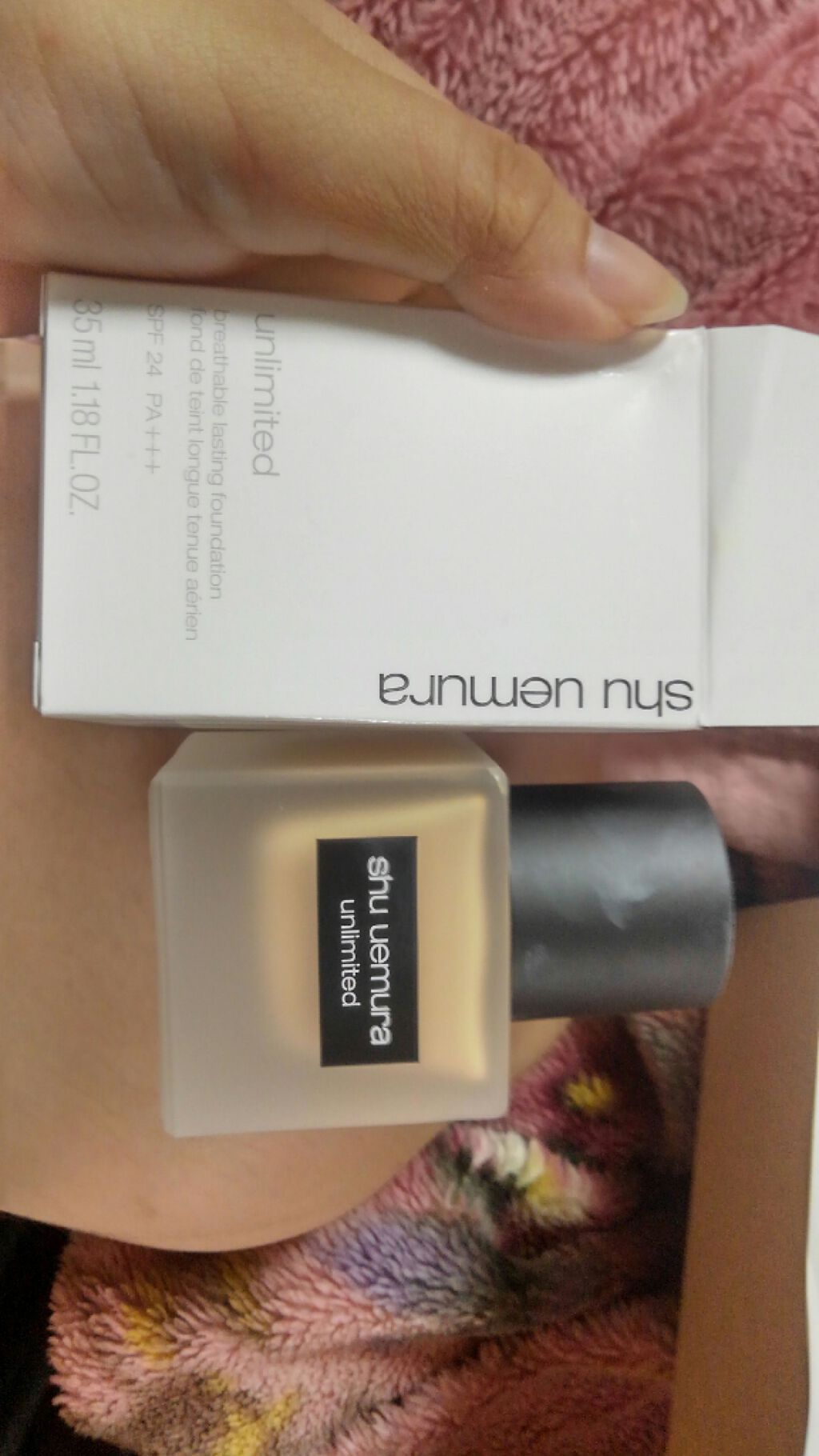 （旧）アンリミテッド ラスティング フルイド/shu uemura/リキッドファンデーションを使ったクチコミ（1枚目）