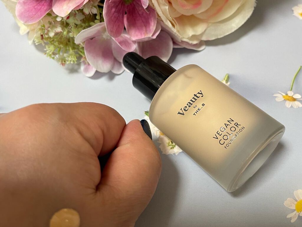 ヴィーガン カラーファンデーション/Veauty by THE_B/リキッドファンデーションを使ったクチコミ(3枚目)