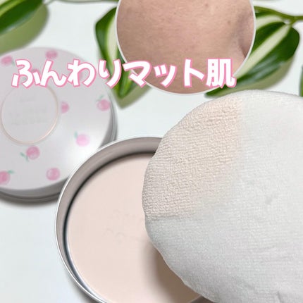 すっぴんパウダーC ピーチティの香り/クラブ/プレストパウダーを使ったクチコミ(3枚目)