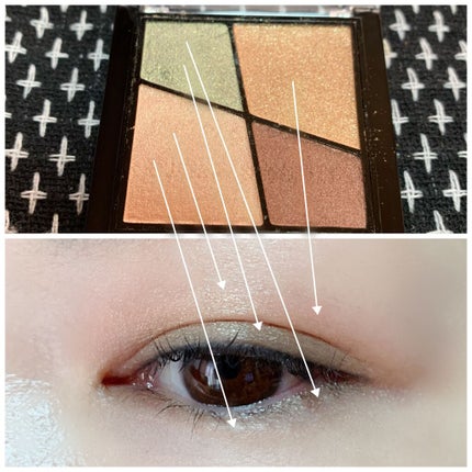 UR GLAM VELVET EYE COLOR PALETTE/U R GLAM/アイシャドウパレットを使ったクチコミ(2枚目)