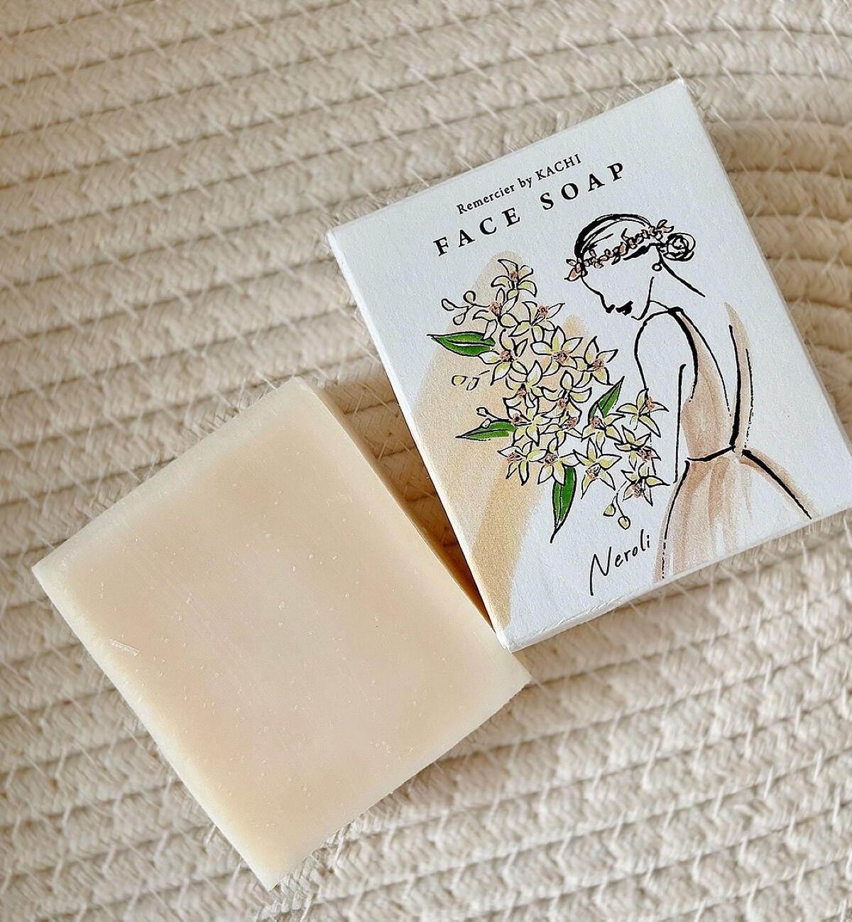 Remercierフェイスソープ/KACHI/洗顔石鹸を使ったクチコミ（1枚目）