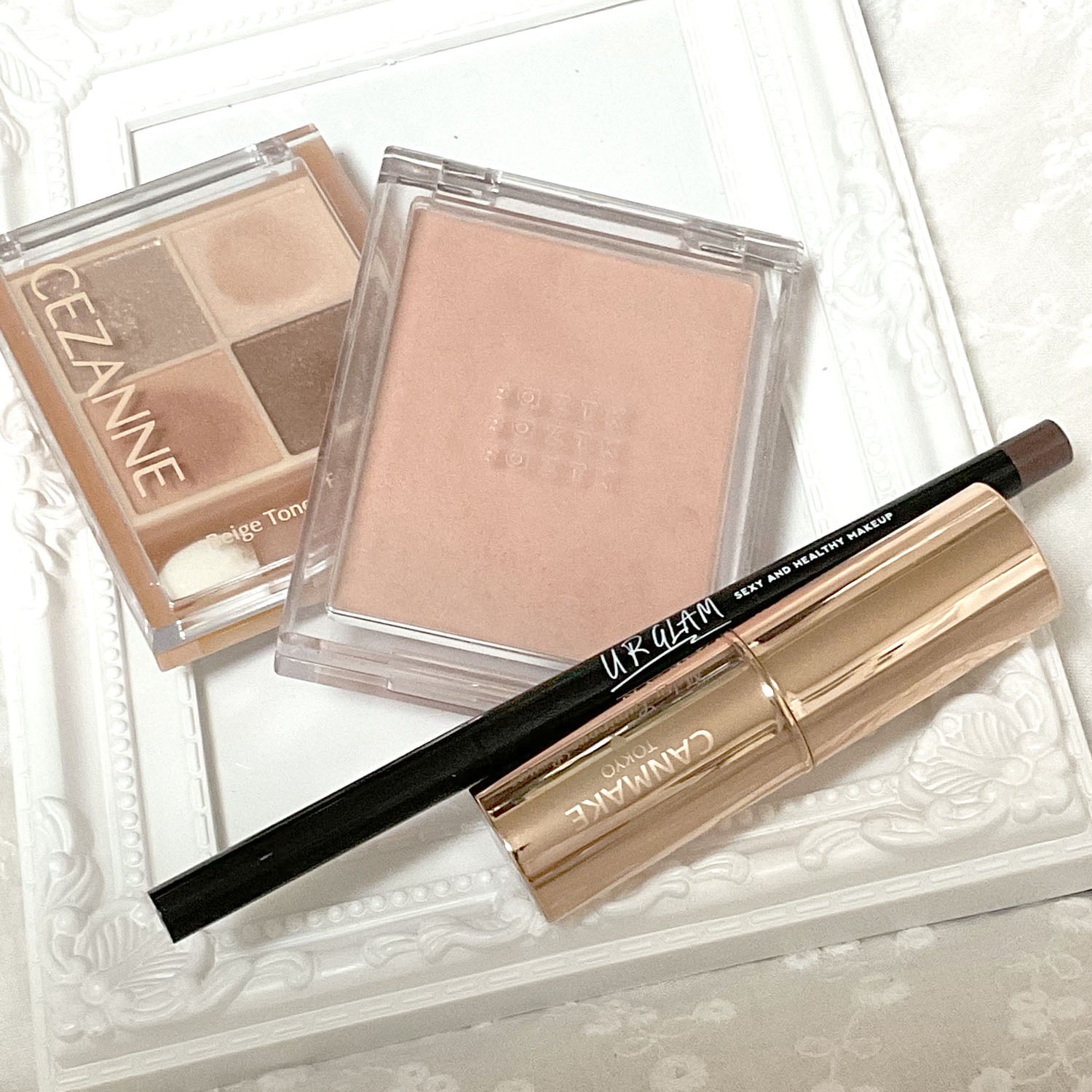 シングルカラーチーク 01ヌードコーラル/aZTK/パウダーチークを使ったクチコミ（1枚目）