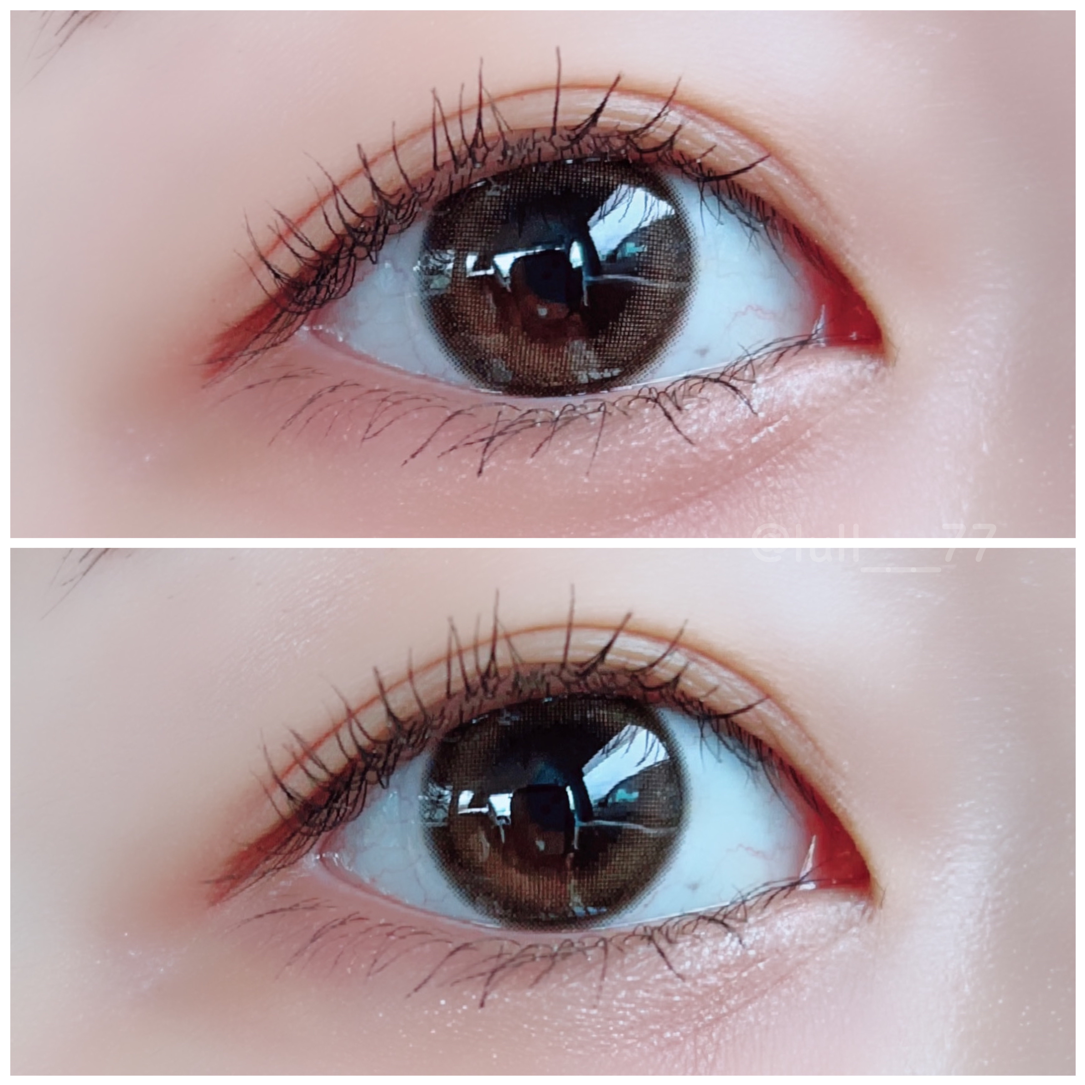 Glazed Krirtin/Hapa kristin/カラーコンタクトレンズを使ったクチコミ（2枚目）