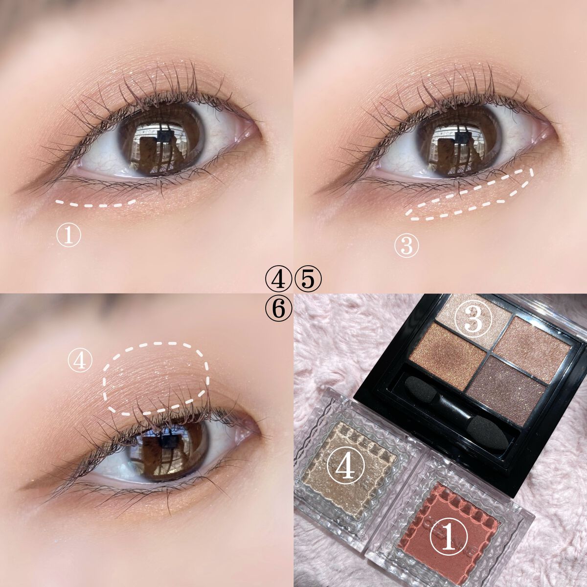 シングルカラーアイシャドウ/CEZANNE/単色アイシャドウを使ったクチコミ（3枚目）